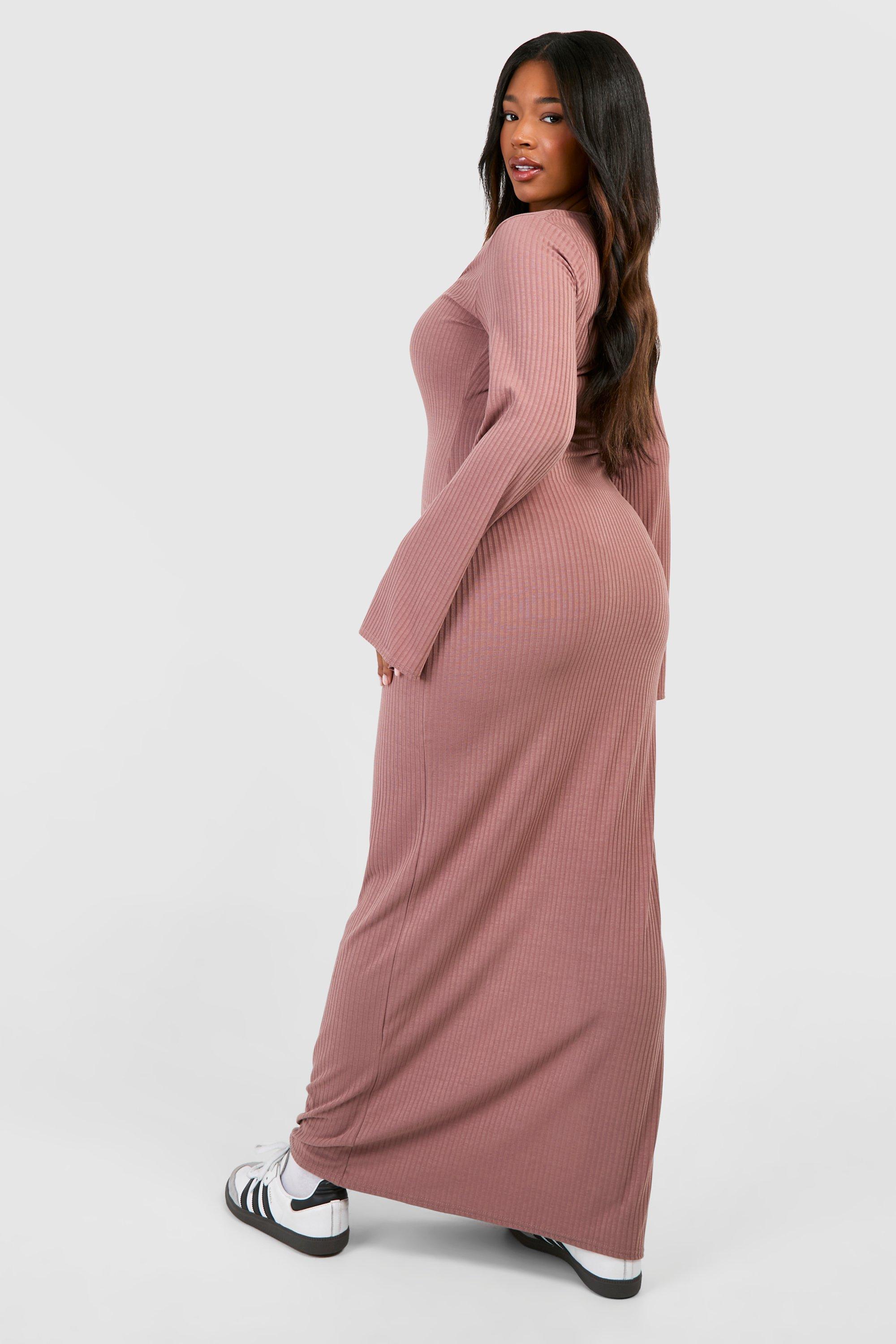 Boohoo split dress shop